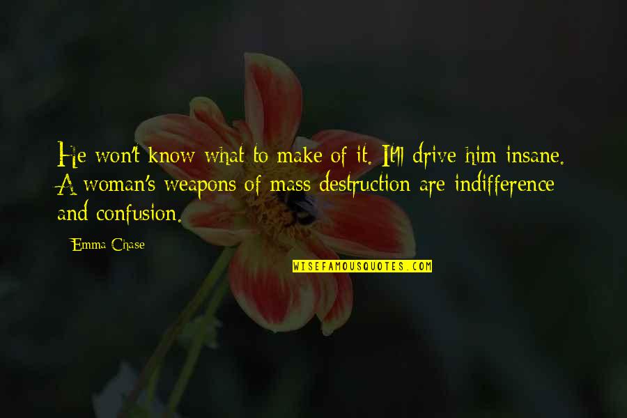 Masculinos E Quotes By Emma Chase: He won't know what to make of it.
