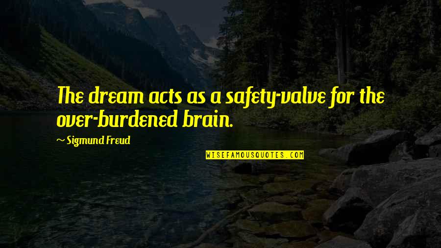 Mashti Kosove Quotes By Sigmund Freud: The dream acts as a safety-valve for the