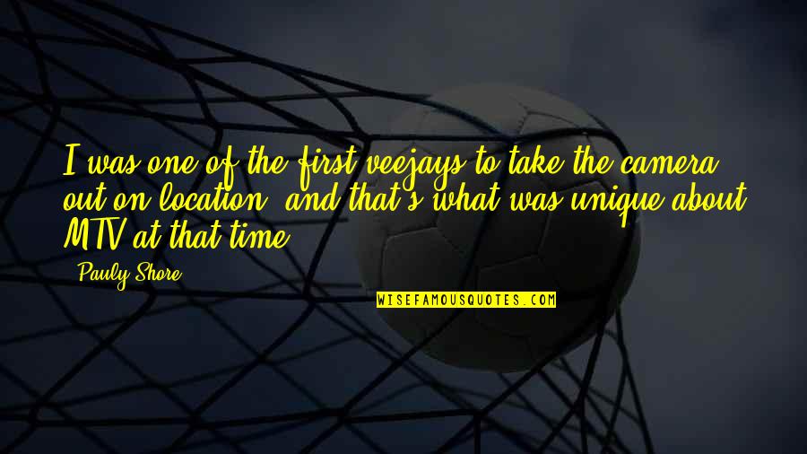 Mason Jar Song Quotes By Pauly Shore: I was one of the first veejays to