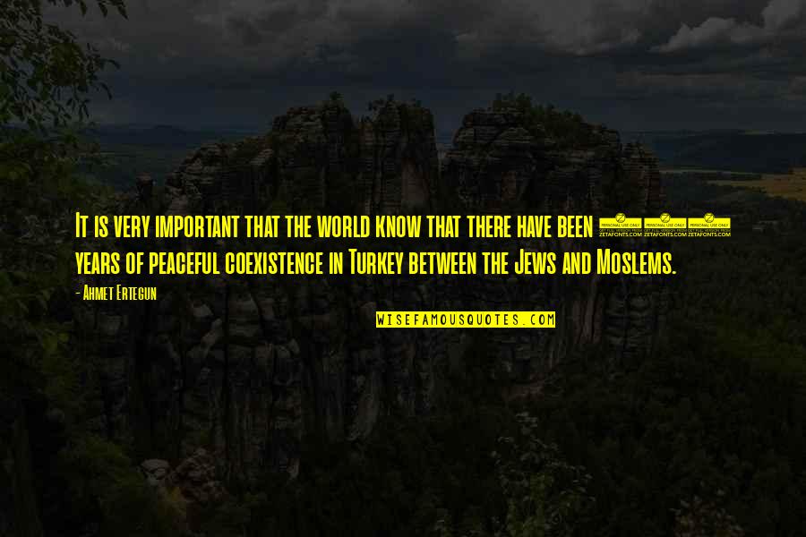 Massmann Quotes By Ahmet Ertegun: It is very important that the world know Massmann Quotes By Ahmet Ertegun: It is very important that the world know