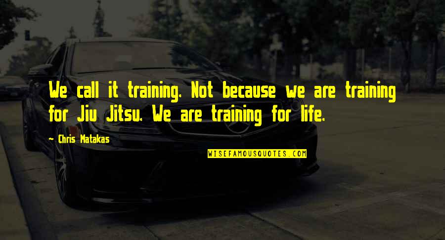 Mastery Learning Quotes By Chris Matakas: We call it training. Not because we are