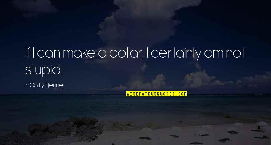 Matchups Quotes By Caitlyn Jenner: If I can make a dollar, I certainly