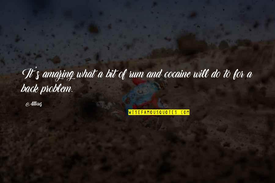 Maternalism History Quotes By Atticus: It's amazing what a bit of rum and