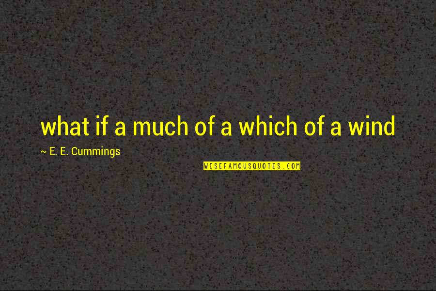 Matobato Testimony Quotes By E. E. Cummings: what if a much of a which of