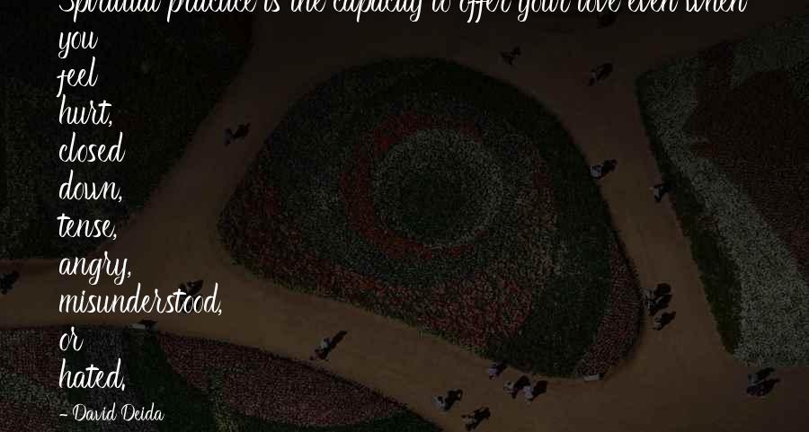 Matsuda Death Quotes By David Deida: Spiritual practice is the capacity to offer your