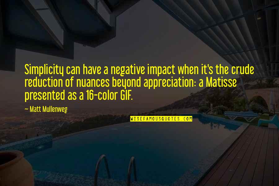 Matt Mullenweg Quotes By Matt Mullenweg: Simplicity can have a negative impact when it's