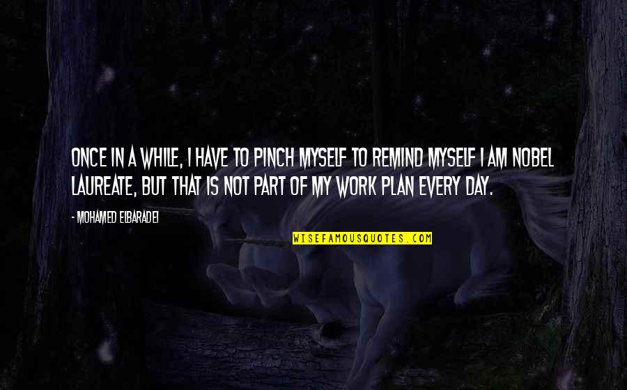 Mattermost Quotes By Mohamed ElBaradei: Once in a while, I have to pinch