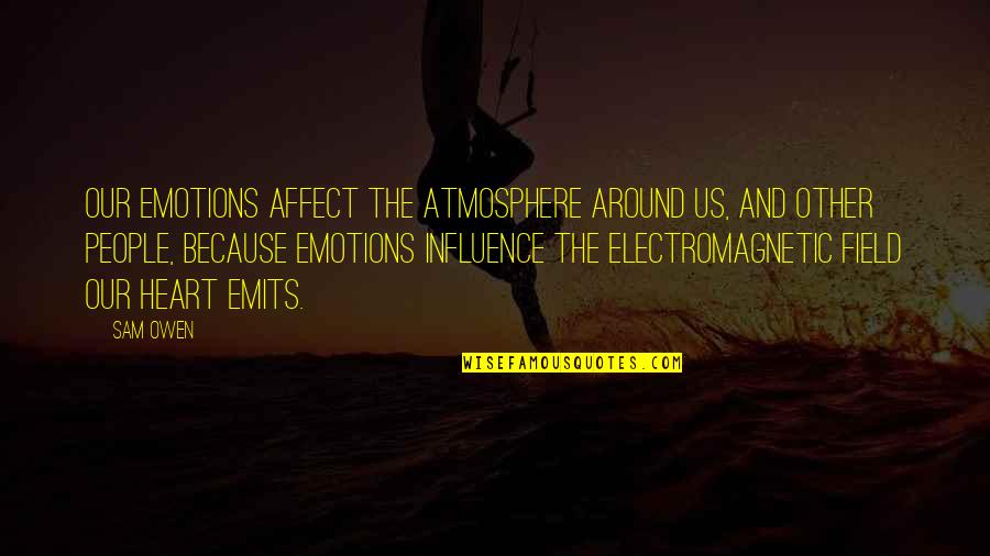 Matthieu Ricard Altruism Quotes By Sam Owen: Our emotions affect the atmosphere around us, and