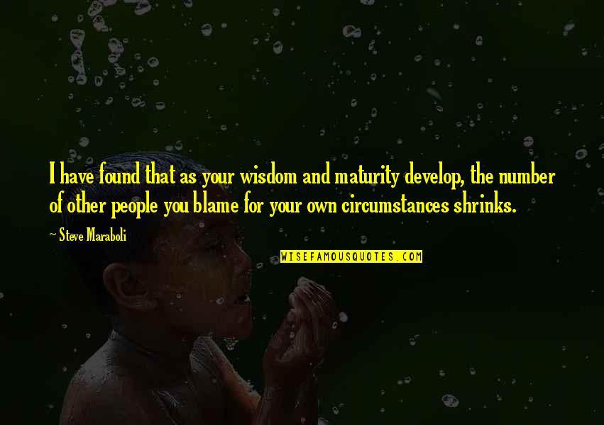 Maturity And Wisdom Quotes By Steve Maraboli: I have found that as your wisdom and Maturity And Wisdom Quotes By Steve Maraboli: I have found that as your wisdom and