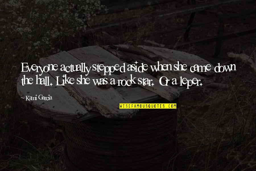 Matusow Podcast Quotes By Kami Garcia: Everyone actually stepped aside when she came down Matusow Podcast Quotes By Kami Garcia: Everyone actually stepped aside when she came down