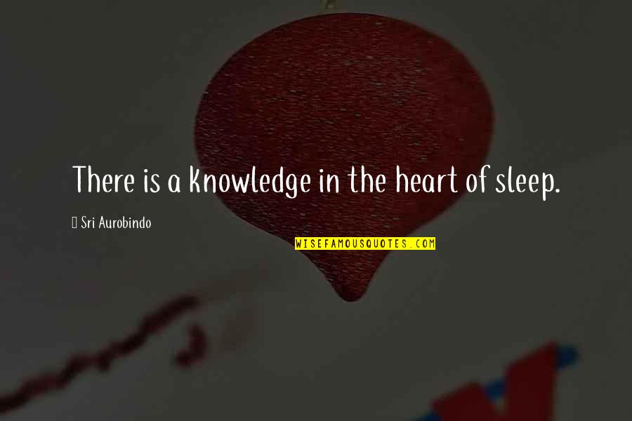 Mavis Vermilion Quotes By Sri Aurobindo: There is a knowledge in the heart of