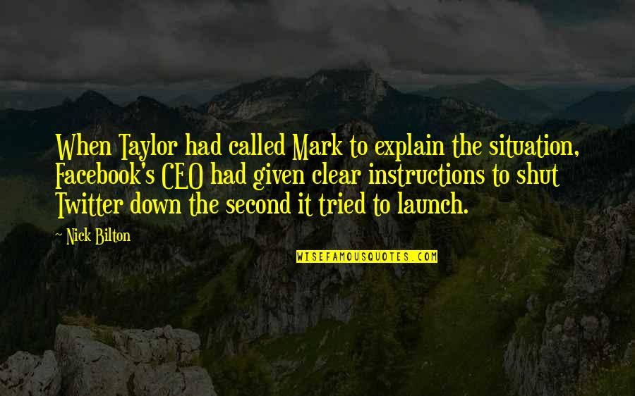 Max Hastings Boris Johnson Quotes By Nick Bilton: When Taylor had called Mark to explain the Max Hastings Boris Johnson Quotes By Nick Bilton: When Taylor had called Mark to explain the