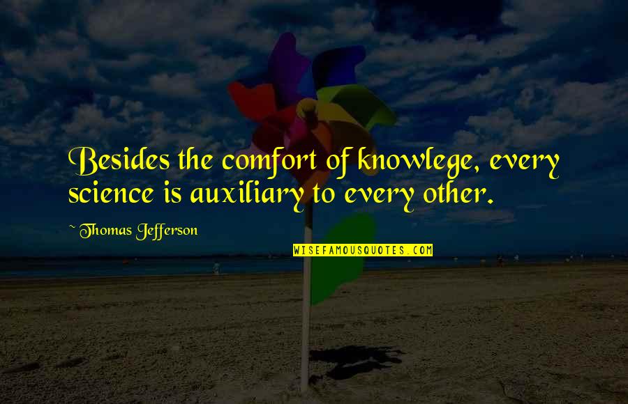 Maximov Mma Quotes By Thomas Jefferson: Besides the comfort of knowlege, every science is Maximov Mma Quotes By Thomas Jefferson: Besides the comfort of knowlege, every science is