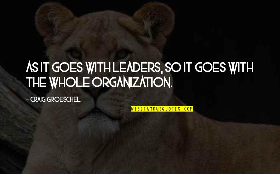 Maxine Daily Quotes By Craig Groeschel: As it goes with leaders, so it goes Maxine Daily Quotes By Craig Groeschel: As it goes with leaders, so it goes