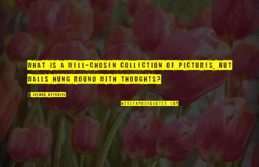 Maybe Tomorrow Well All Wear 42 Quote Quotes By Joshua Reynolds: What is a well-chosen collection of pictures, but