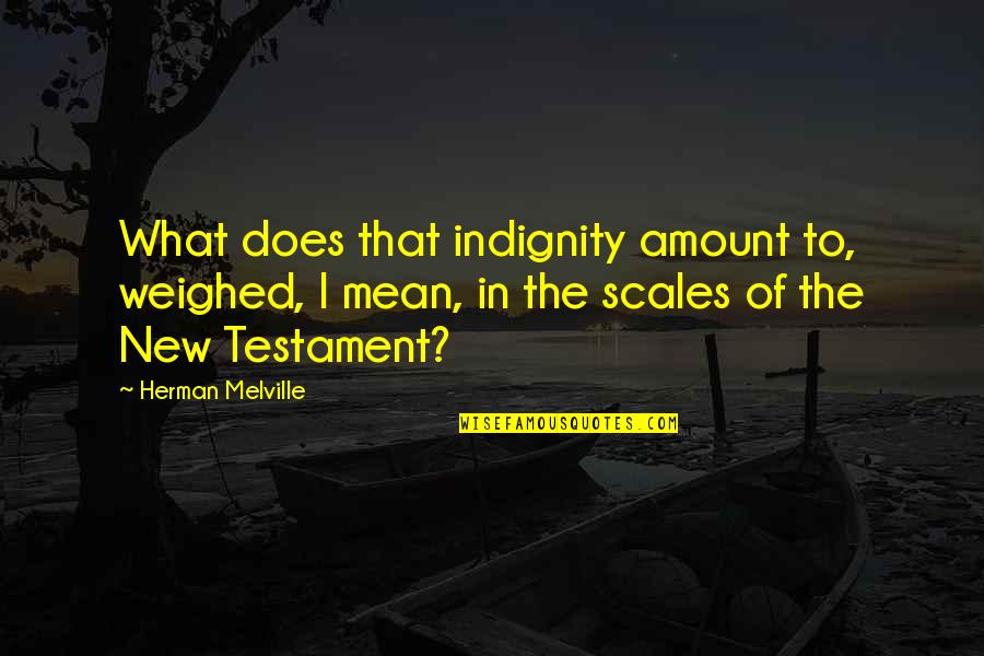 Maylissa Quotes By Herman Melville: What does that indignity amount to, weighed, I Maylissa Quotes By Herman Melville: What does that indignity amount to, weighed, I