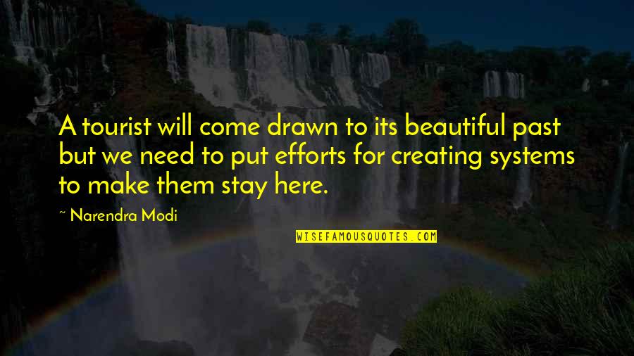Mayuko Kamio Quotes By Narendra Modi: A tourist will come drawn to its beautiful Mayuko Kamio Quotes By Narendra Modi: A tourist will come drawn to its beautiful