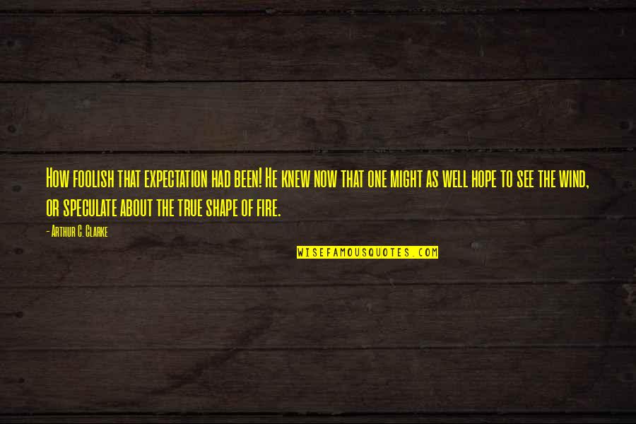 Maziero Quotes By Arthur C. Clarke: How foolish that expectation had been! He knew Maziero Quotes By Arthur C. Clarke: How foolish that expectation had been! He knew