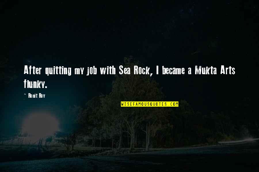 Mazzilli Farm Quotes By Ronit Roy: After quitting my job with Sea Rock, I