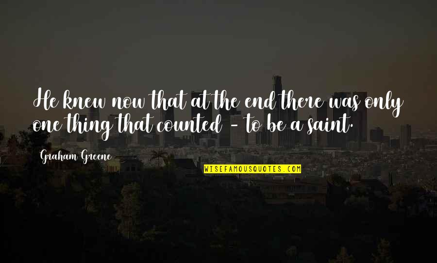 Mccargo Found Quotes By Graham Greene: He knew now that at the end there