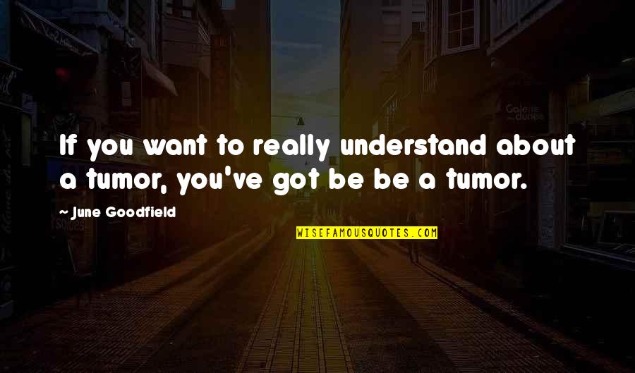 Mccrum Potato Quotes By June Goodfield: If you want to really understand about a