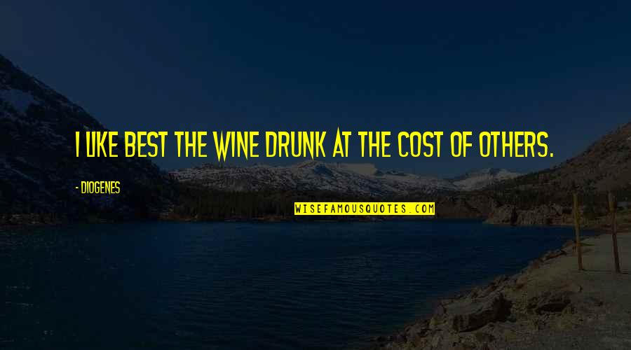 Mcdaid Construction Quotes By Diogenes: I like best the wine drunk at the
