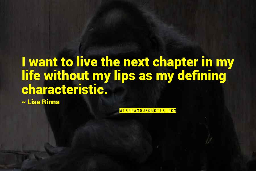 Mcgilvray Veterinary Quotes By Lisa Rinna: I want to live the next chapter in