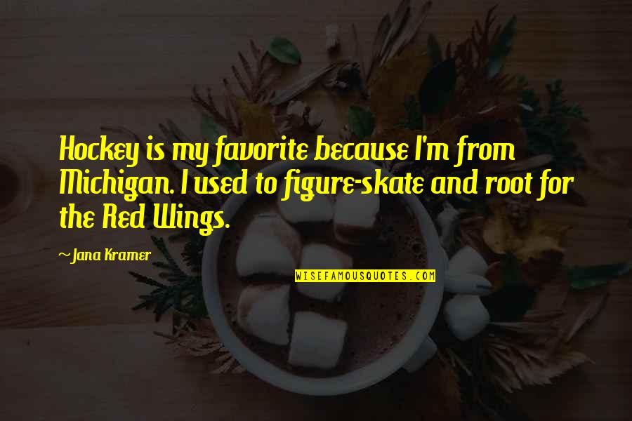 Mcgonagalls Battle Quotes By Jana Kramer: Hockey is my favorite because I'm from Michigan. Mcgonagalls Battle Quotes By Jana Kramer: Hockey is my favorite because I'm from Michigan.