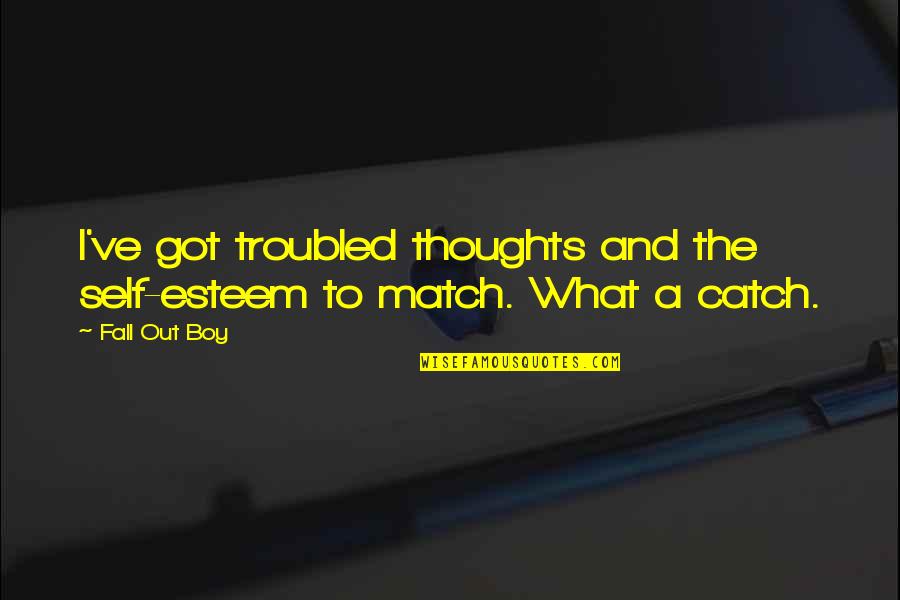 Mckellen Who Played Quotes By Fall Out Boy: I've got troubled thoughts and the self-esteem to