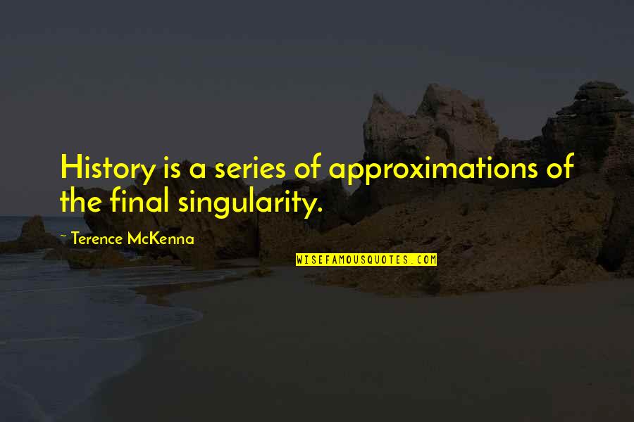 Mckenna Quotes By Terence McKenna: History is a series of approximations of the
