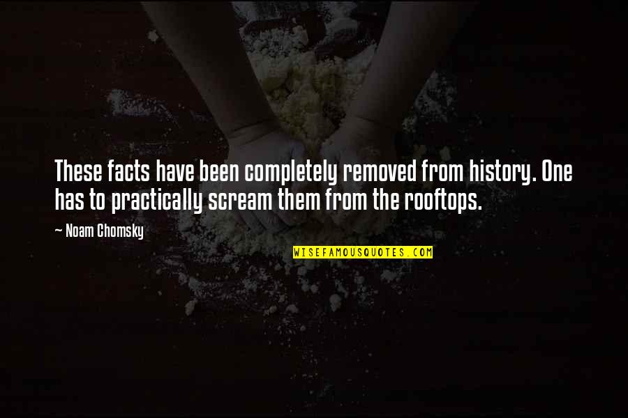 Mcmurran Farm Quotes By Noam Chomsky: These facts have been completely removed from history.