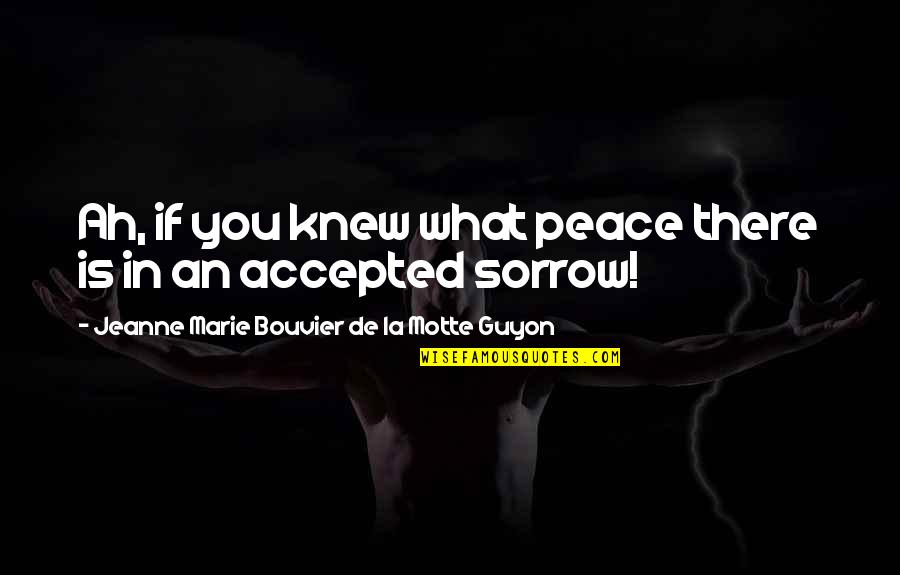 Mcrobbie And Garber Quotes By Jeanne Marie Bouvier De La Motte Guyon: Ah, if you knew what peace there is