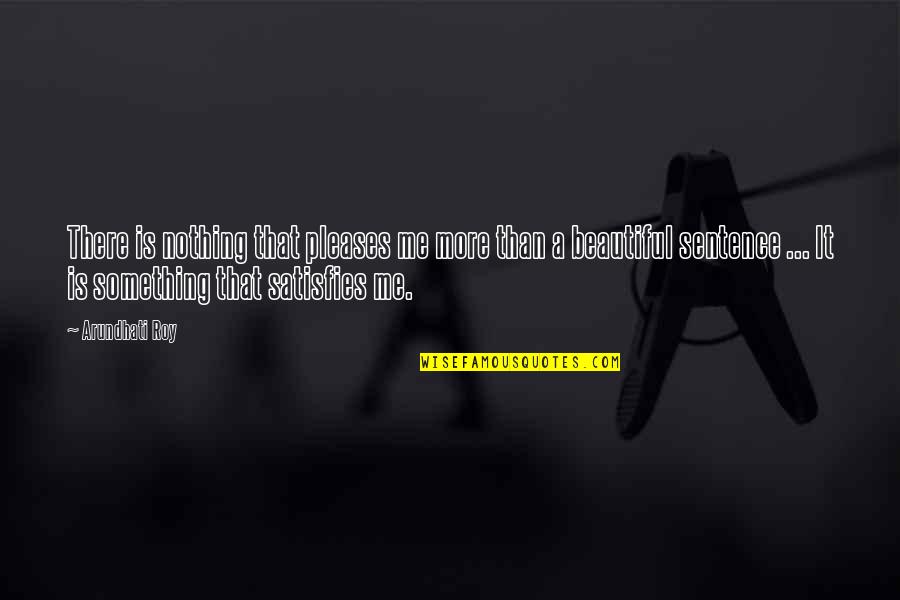 Mdogo Wake Quotes By Arundhati Roy: There is nothing that pleases me more than