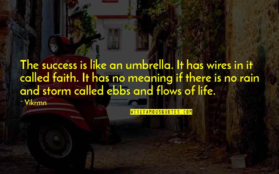 Meaning Quotes And Quotes By Vikrmn: The success is like an umbrella. It has Meaning Quotes And Quotes By Vikrmn: The success is like an umbrella. It has