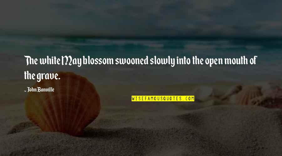 Meatless Quotes By John Banville: The white May blossom swooned slowly into the