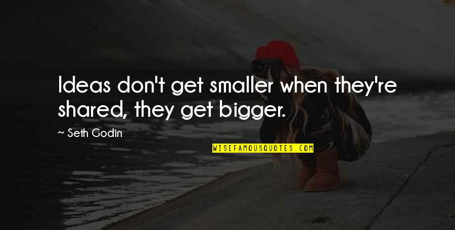 Medhat Dental Chicago Quotes By Seth Godin: Ideas don't get smaller when they're shared, they