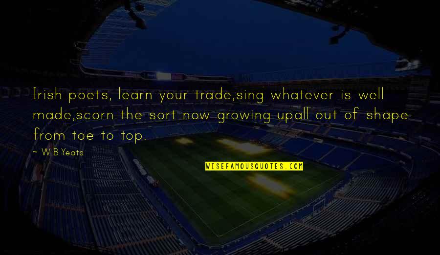 Media And Democracy Quotes By W.B.Yeats: Irish poets, learn your trade,sing whatever is well Media And Democracy Quotes By W.B.Yeats: Irish poets, learn your trade,sing whatever is well