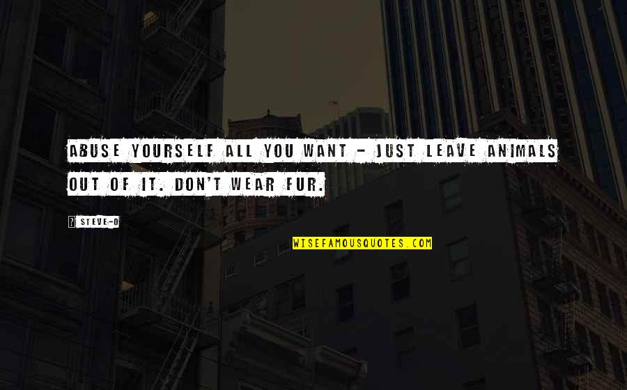 Medicare Part D Price Quotes By Steve-O: Abuse yourself all you want - just leave