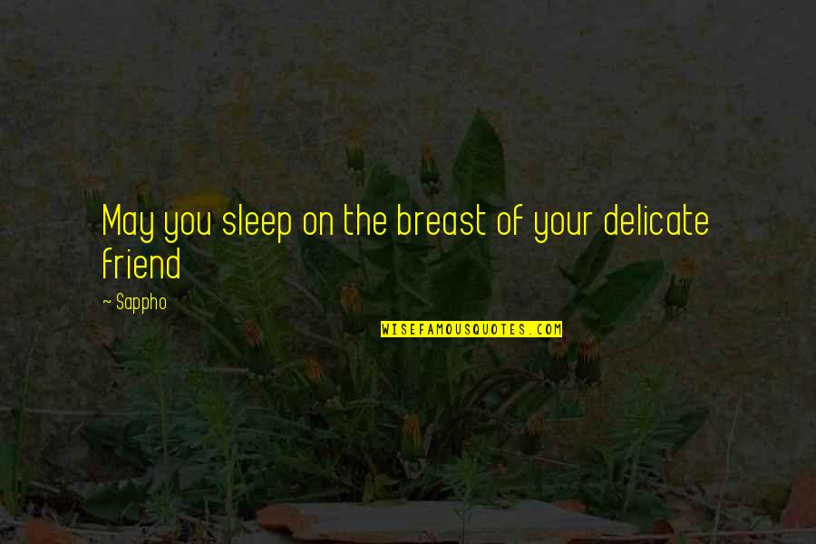 Meditatie Kinderen Quotes By Sappho: May you sleep on the breast of your