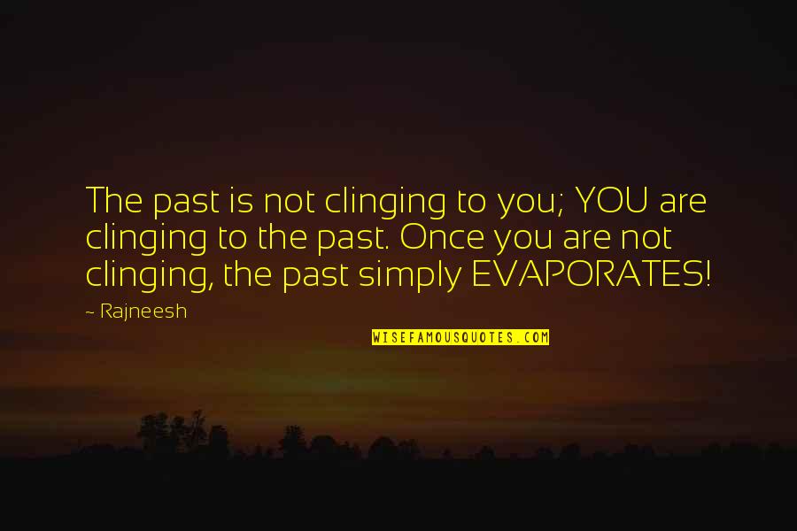 Mednikow Quotes By Rajneesh: The past is not clinging to you; YOU