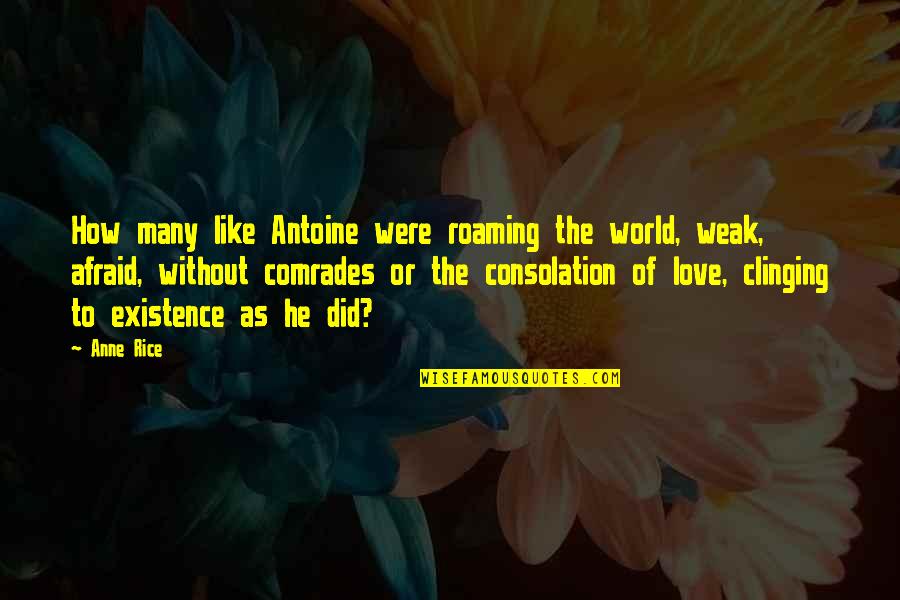 Medtech Banat Quotes By Anne Rice: How many like Antoine were roaming the world,