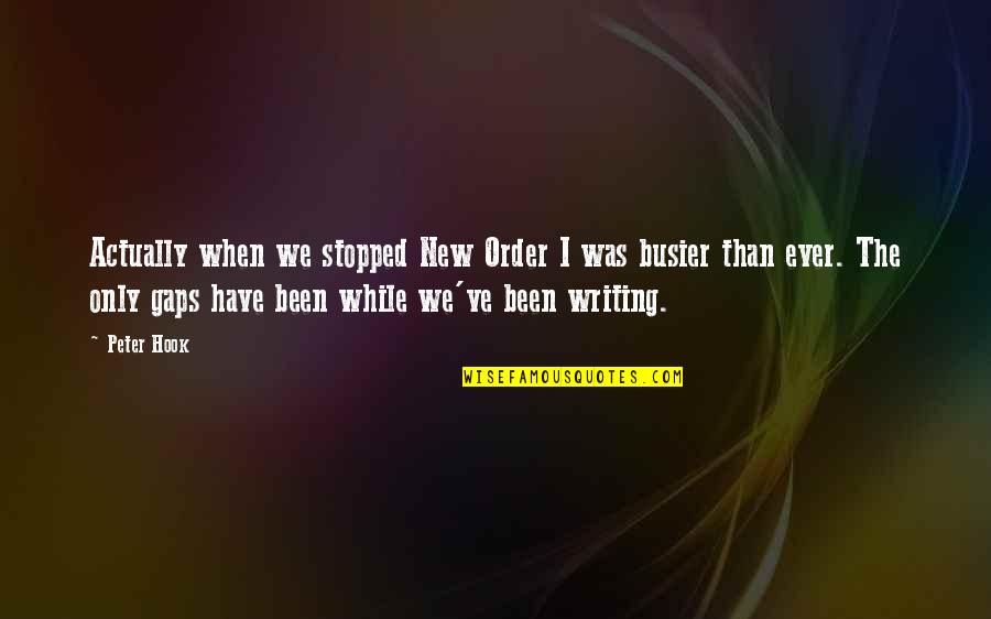 Mefferd Tax Quotes By Peter Hook: Actually when we stopped New Order I was Mefferd Tax Quotes By Peter Hook: Actually when we stopped New Order I was