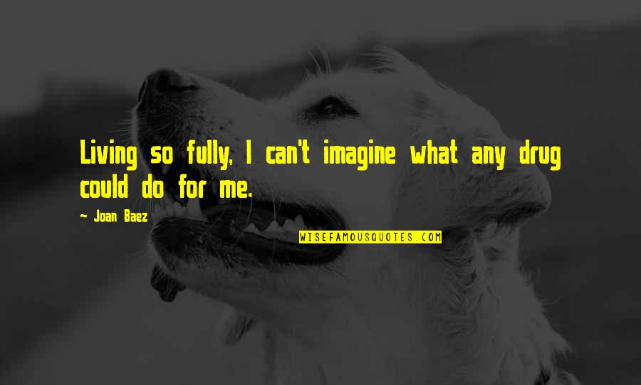 Meierotto Quotes By Joan Baez: Living so fully, I can't imagine what any