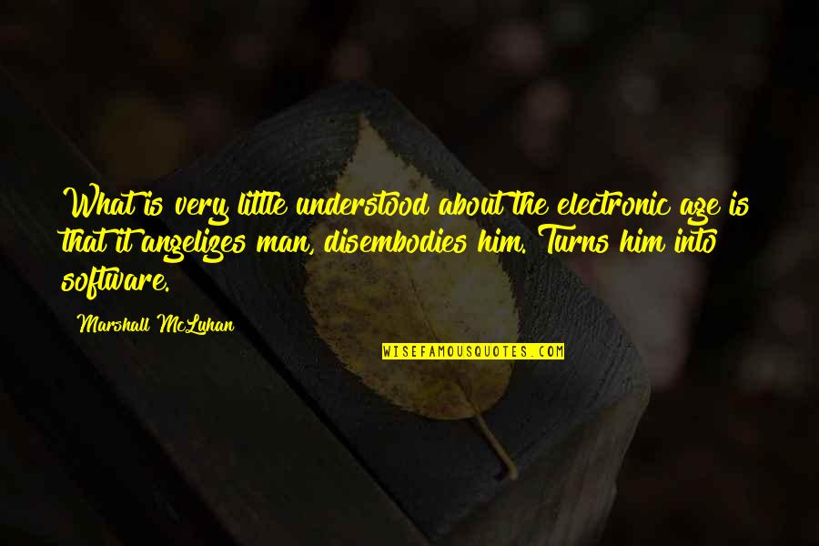 Meilee Quotes By Marshall McLuhan: What is very little understood about the electronic
