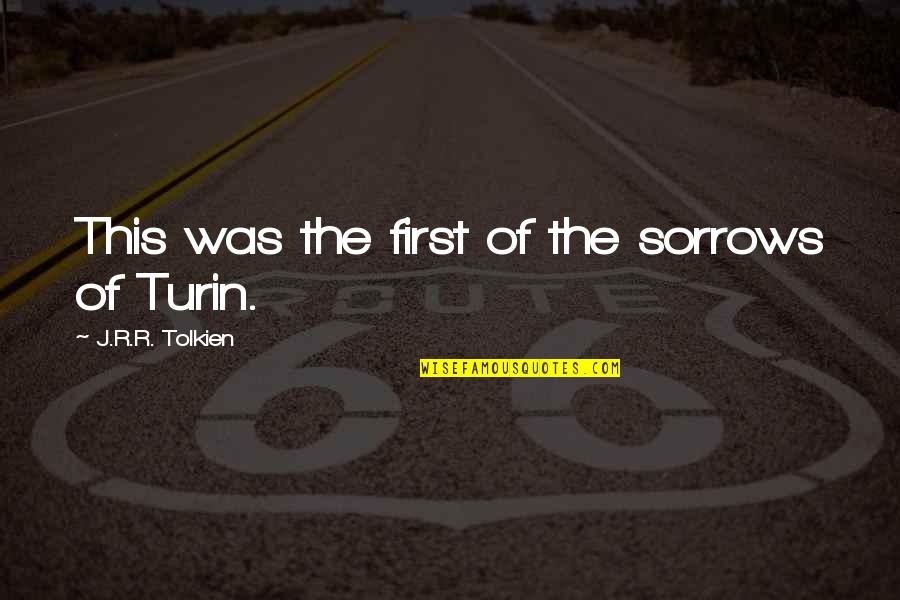 Mejorar La Velocidad Quotes By J.R.R. Tolkien: This was the first of the sorrows of Mejorar La Velocidad Quotes By J.R.R. Tolkien: This was the first of the sorrows of
