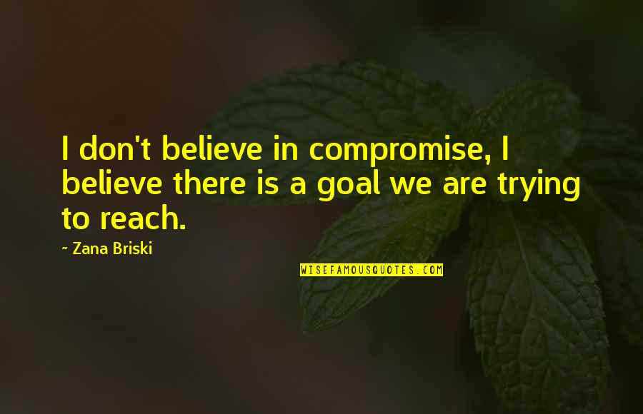 Meletta Quotes By Zana Briski: I don't believe in compromise, I believe there