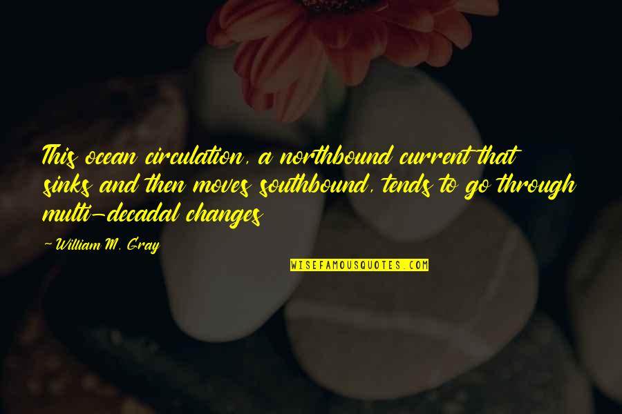 Melisa Reidy Quotes By William M. Gray: This ocean circulation, a northbound current that sinks Melisa Reidy Quotes By William M. Gray: This ocean circulation, a northbound current that sinks