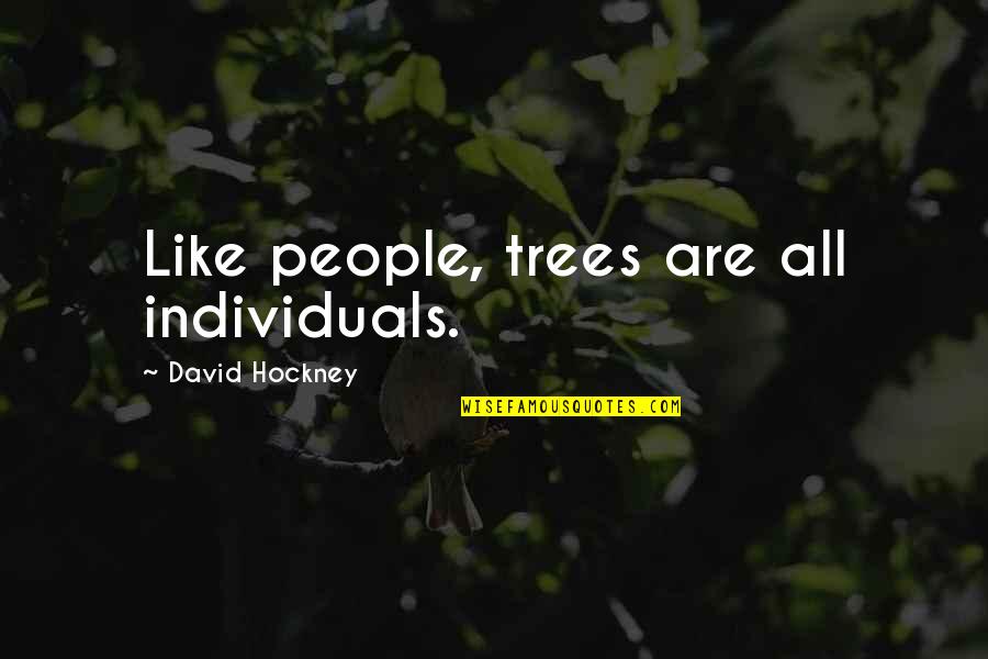 Melissa Mccarthy Spy Quotes By David Hockney: Like people, trees are all individuals.