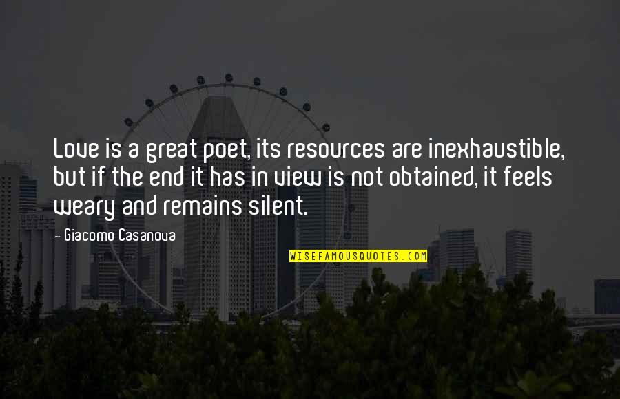 Melius Trading Quotes By Giacomo Casanova: Love is a great poet, its resources are Melius Trading Quotes By Giacomo Casanova: Love is a great poet, its resources are
