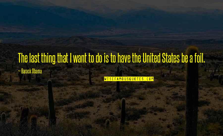 Meluha The Fern Quotes By Barack Obama: The last thing that I want to do